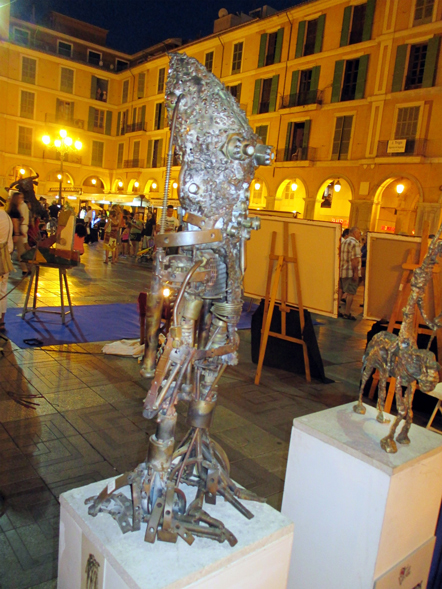 klaus peters kunst ausstellung mallorca - marsbiene