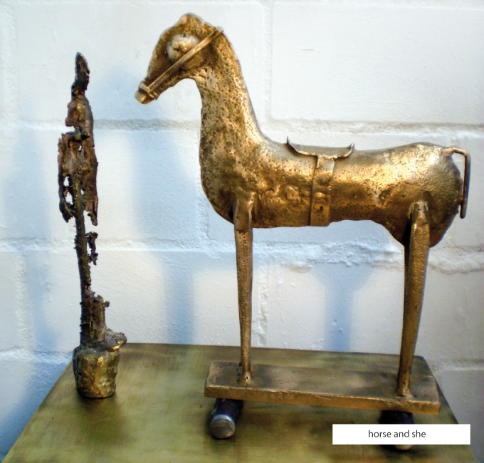 klaus peter bronze kunst