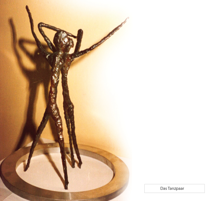 klaus peters - bronzefigur tanz