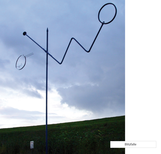 klaus peters kunst - landart blitzfalle