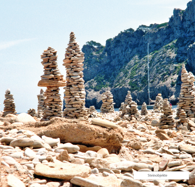 Schattenspiel - Klaus Peters Kunst - Landart - Steine