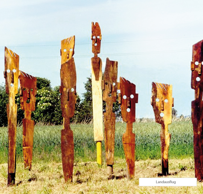 Schattenspiel - Klaus Peters Kunst - Landart - Landausflug